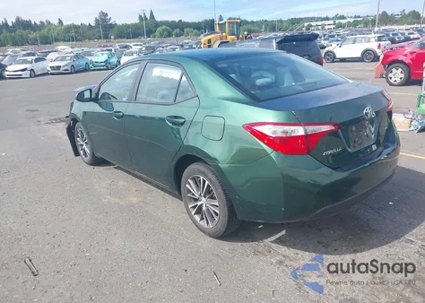 2016 Toyota Corolla Le Plus from USA, damaged, VIN 2T1BURHE8GC495727